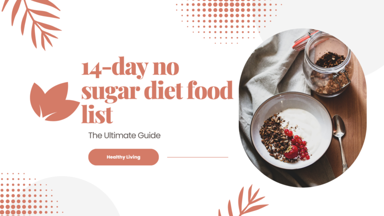 14-day no sugar diet food list